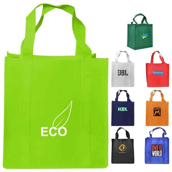 Non-Woven Shopping Bag w Gusset. H-RB1017