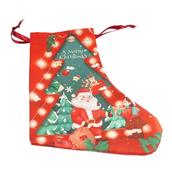 Santa Sock Gift Tote   H-OA034