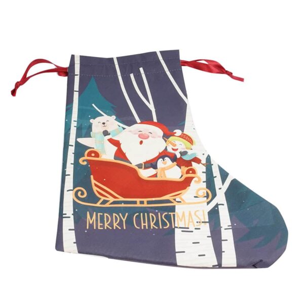 Santa Sock Gift Tote   H-OA034 - Image 2