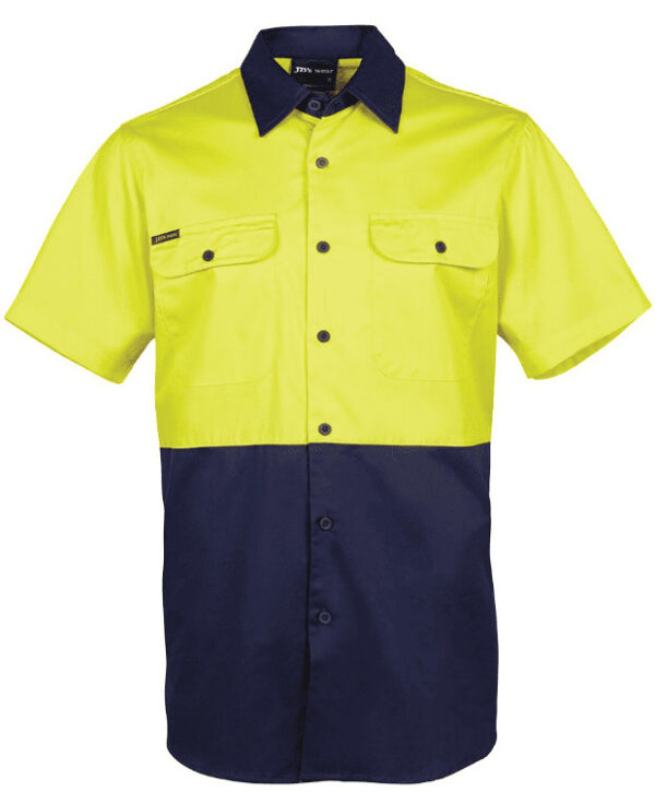 Hi Vis S/S 150G Work Shirt JB-6HWSS - Image 4