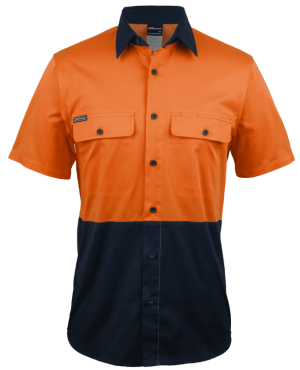 Hi Vis S/S Stretch Work Shirt JB-6HSWS - Image 2