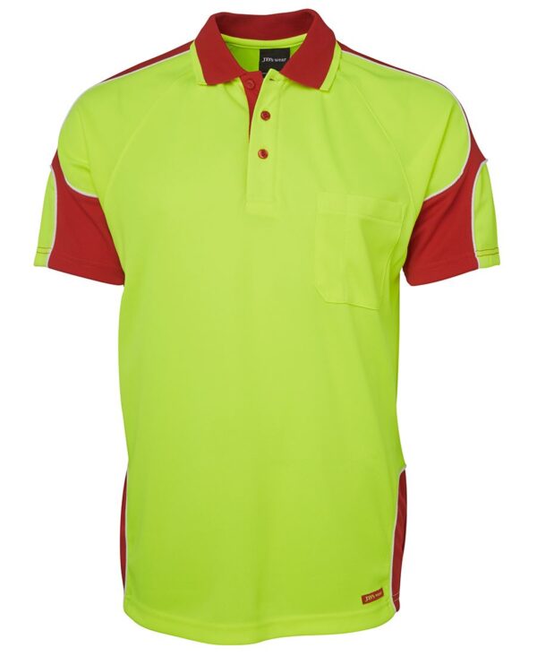 Hi Vis 4602.1 S/S Arm Panel Polo JB-6AP4S - Image 7