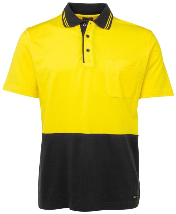 Hi Vis S/S Cotton Polo JB-6CPHV