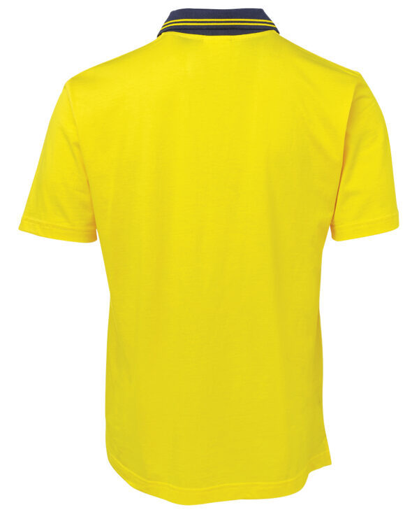 Hi Vis S/S Cotton Polo JB-6CPHV - Image 6