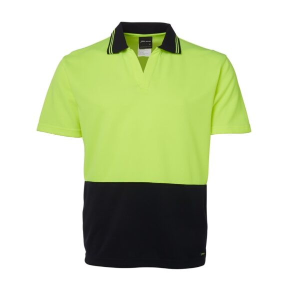 Hi-Vis Short-Sleeve Pullover Polo JB-6HNB