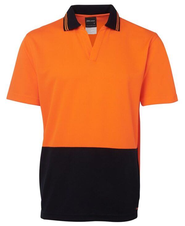 Hi-Vis Short-Sleeve Pullover Polo JB-6HNB - Image 4