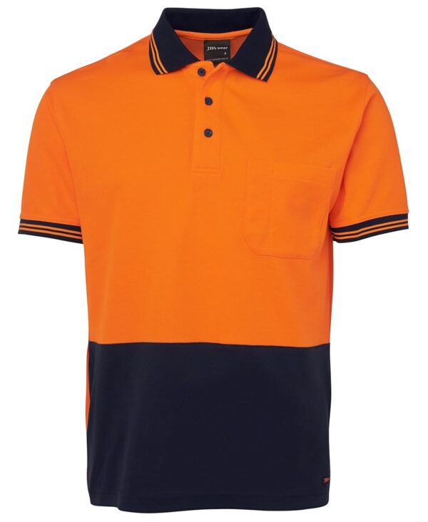 Hi Vis S/S Cotton Back Polo JB-6HPS