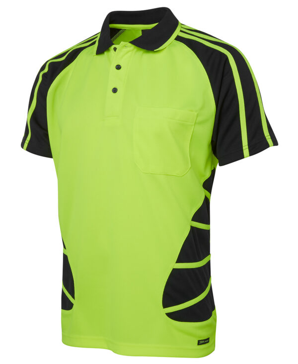 Hi Vis Spider Polo JB-6HSP - Image 2