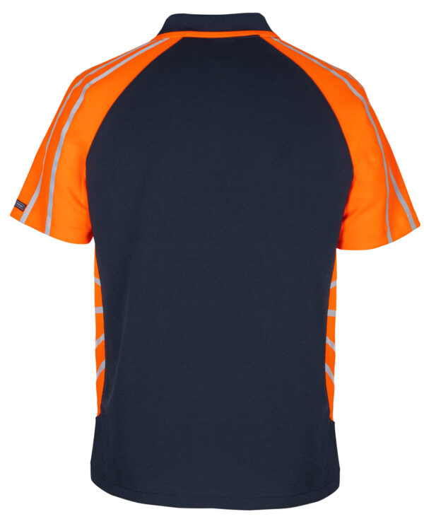 Hi Vis Street Spider Polo W/ Reflective Stripe JB-6HSSR - Image 7