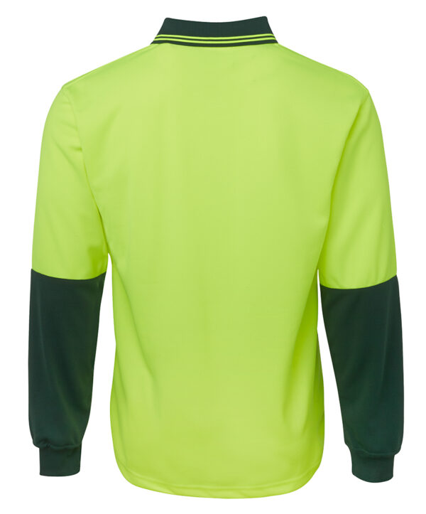 JB's Hi Vis L/S Traditional Polo JB-6HVPL - Image 9