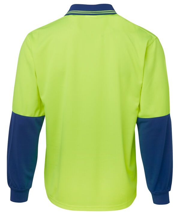 JB's Hi Vis L/S Traditional Polo JB-6HVPL - Image 15