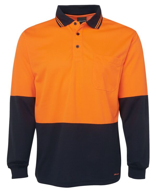 JB's Hi Vis L/S Traditional Polo JB-6HVPL - Image 19