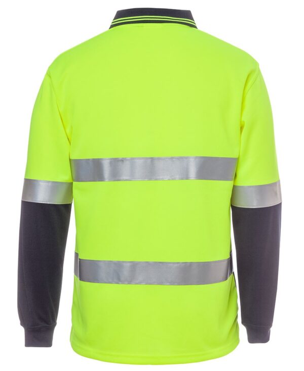 HI Vis L/S (D+N) Traditional Polo JB-6HVSL - Image 4