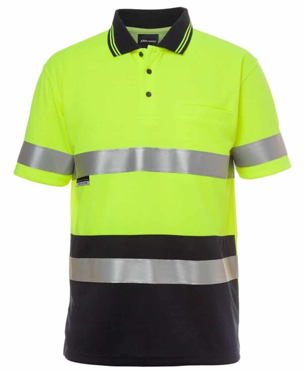 Hi Vis S/S (D+N) Traditional Polo JB-6HVST