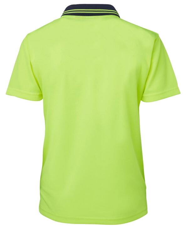 Ladies Hi VIS S/S Comfort Polo JB-6LHCP - Image 6