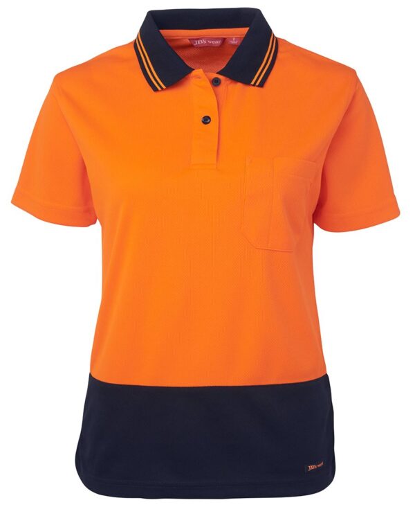 Ladies Hi VIS S/S Comfort Polo JB-6LHCP - Image 7