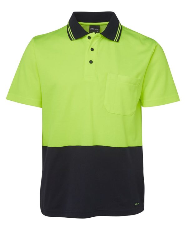 Hi-Vis Cotton-Back Polo Shirt JB-6NCCS - Image 2