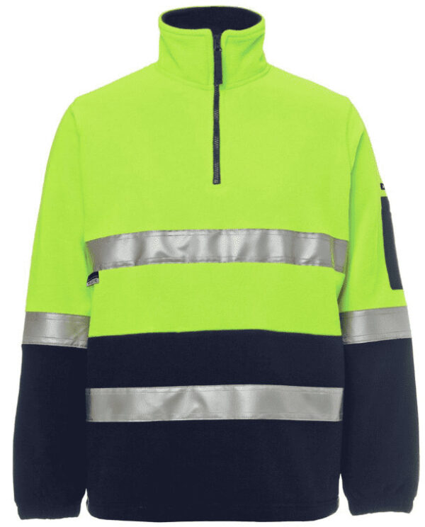 Hi Vis (D+N) 1/2 Zip Polar JB-6DNPF - Image 2