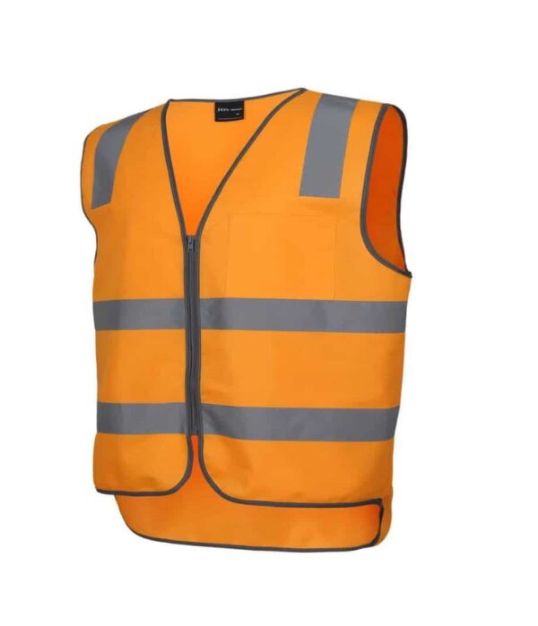 Aust. Rail (D + N) Zip Safety Vest JB-6DVTV