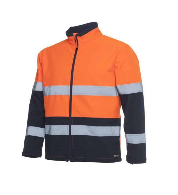 Hi Vis (D + N) Three Layer Softshell Jacket JB-6DWJ