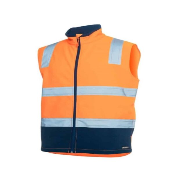 Hi Vis (D + N) Three Layer Softshell Vest JB-6DWV