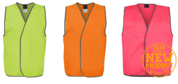 Hi Vis Traditional Safety Vest JB-6HVSV