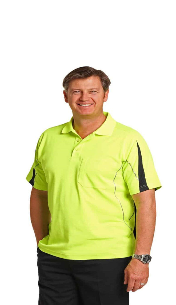 Hi-Vis Legend Short Sleeve Polo - Men's S-SW25A