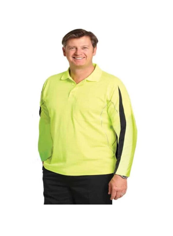 Hi-Vis Legend Long Sleeve Polo - Men's S-SW33A