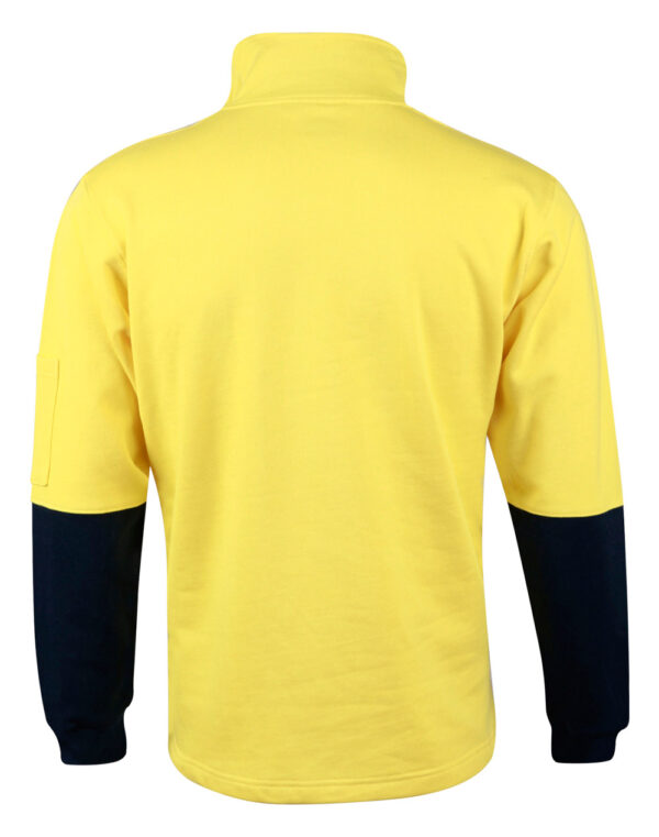 HI-VIS TWO TONE COTTON FLEECY SWEAT SH-SW47 - Image 3