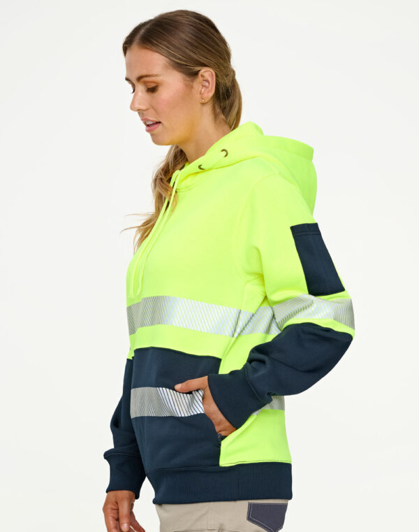 Hi-Vis Two Tone Safety Hoodies With Segmented Tapes SH-SW88 - Image 2