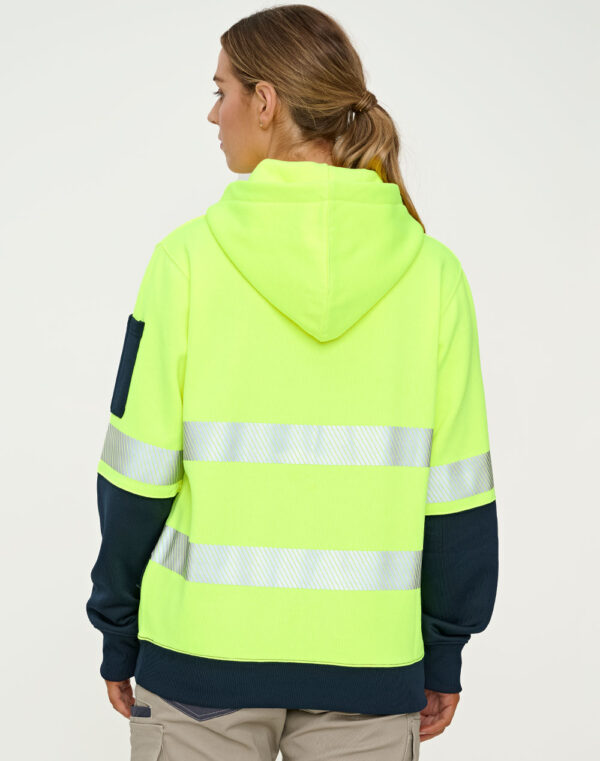 Hi-Vis Two Tone Safety Hoodies With Segmented Tapes SH-SW88 - Image 3