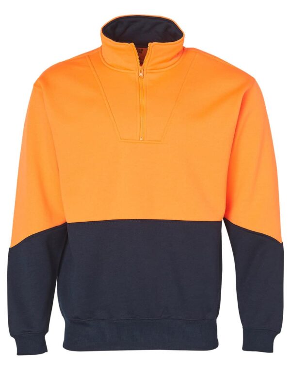 Hi-Vis Long Sleeve Fleece Sweat SH-SW13A - Image 6