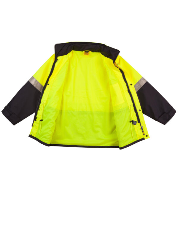 HI-VIS SAFETY JACKET WITH MESH LINING & 3M TAPES SH-SW18A - Image 8