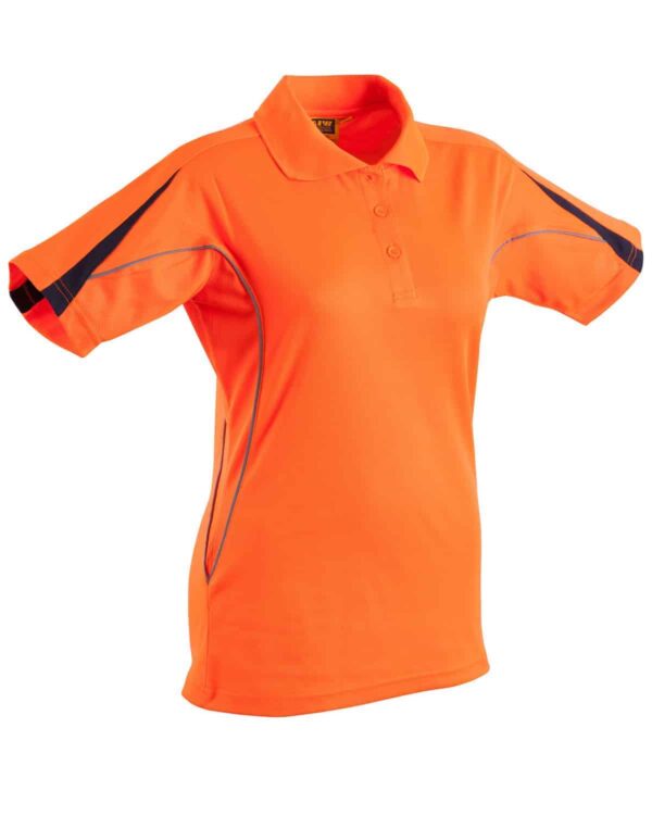 Hi-Vis Legend Short Sleeve Polo - Ladies S-SW26A - Image 2