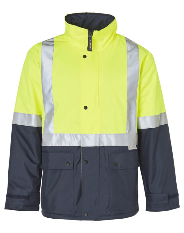 Hi-Vis Two Tone Rain Proof Jacket With Quilt Lining SH-SW28A - Image 10