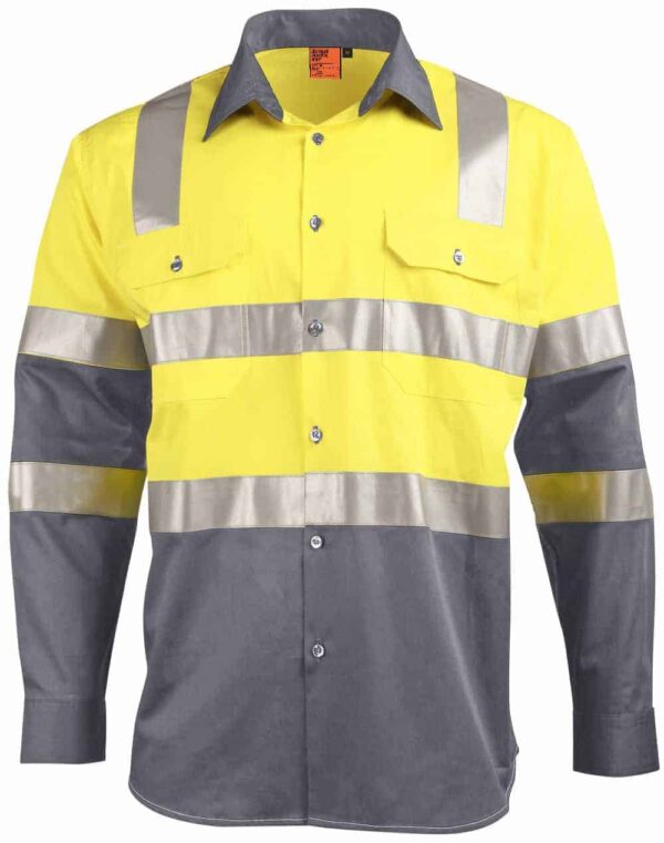 Biomotion Day/Night Light Weight Safety Shirt with X Back Tape Configuration SH-SW70 - Image 3