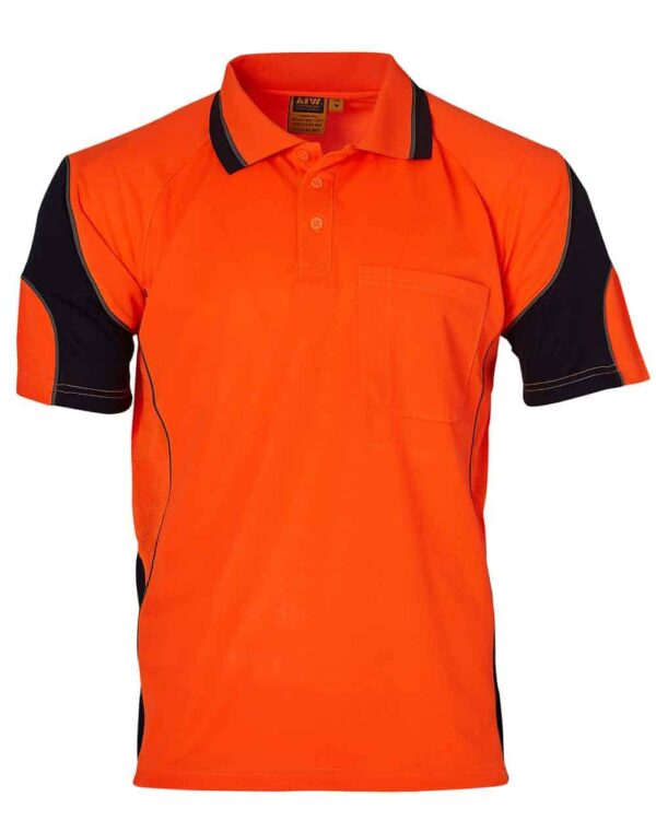 Alliance Short Sleeve Safety Polo - Unisex S-SW71 - Image 2