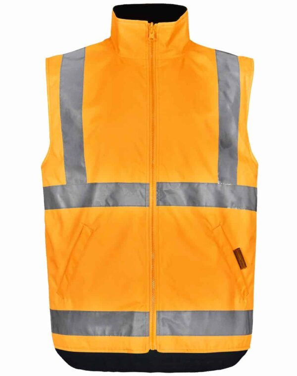 VIC Rail Hi-Vis 3 in 1 Safety Jacket and Vest Unisex SH-SW77 - Image 5