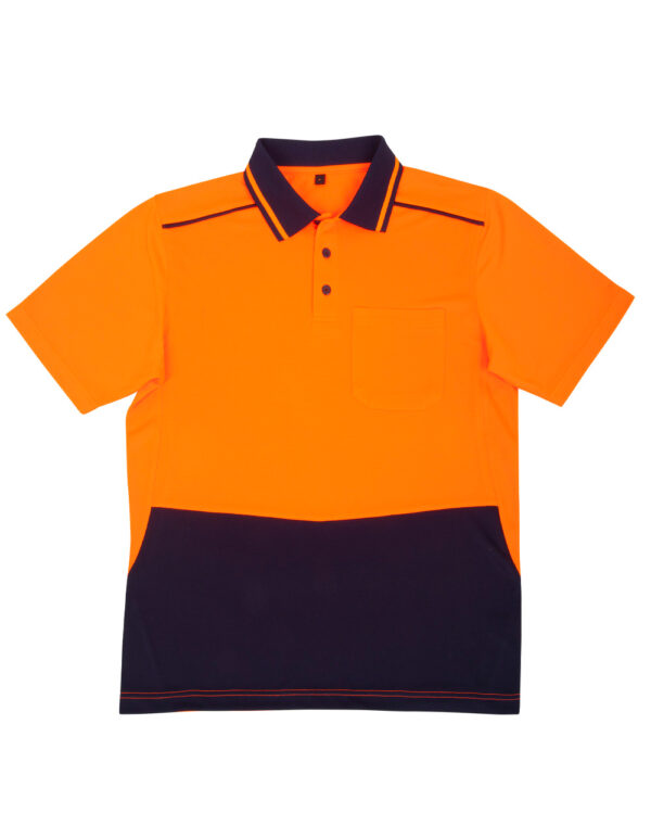 Unisex Hi-Vis Bamboo Charcoal SS Polo SH-SW81 - Image 22