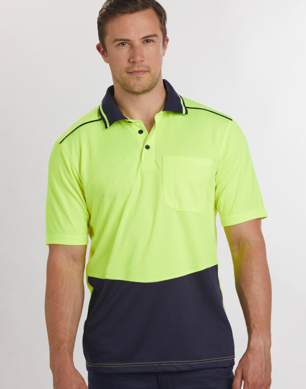 Unisex Hi-Vis Bamboo Charcoal SS Polo SH-SW81 - Image 26