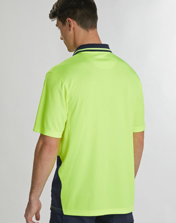 Unisex Hi-Vis Bamboo Charcoal SS Polo SH-SW81 - Image 3