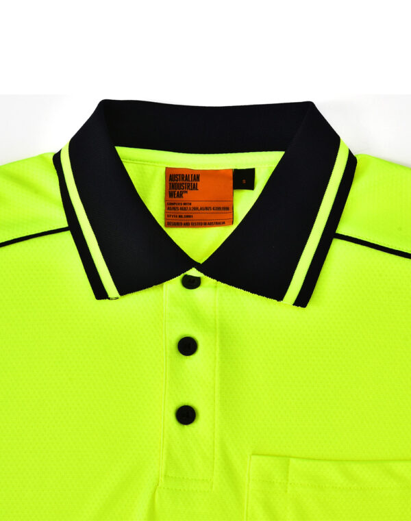 Unisex Hi-Vis Bamboo Charcoal SS Polo SH-SW81 - Image 8