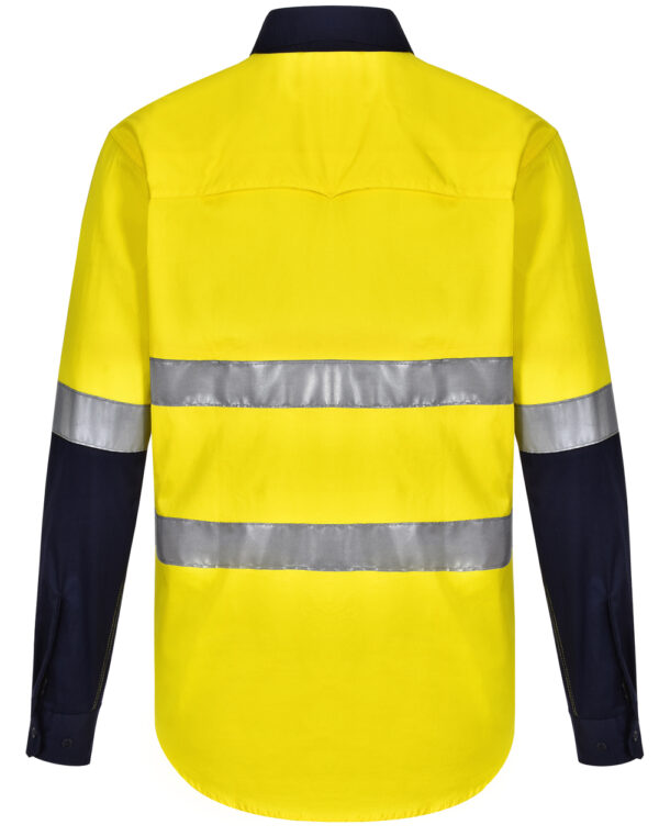 Unisex Hi Vis Cool-Breeze Safety LS Shirt (Generic Tape) SH-SW82 - Image 5