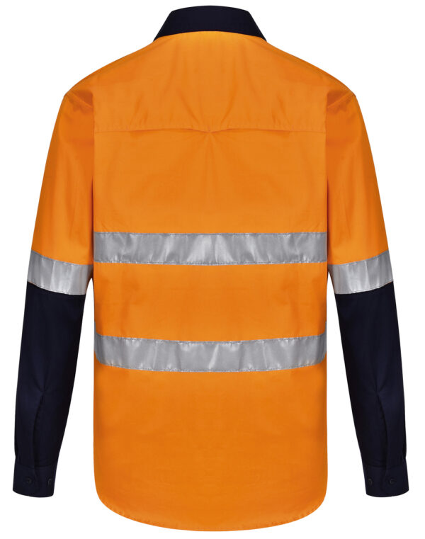 Unisex Hi Vis Cool-Breeze Safety LS Shirt (Generic Tape) SH-SW82 - Image 4