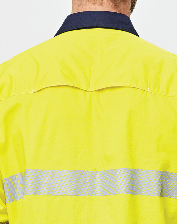 Unisex Hi Vis Cool-Breeze Safety LS Shirt (Segmented Tape) SH-SW83 - Image 13