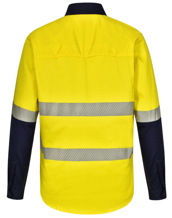 Unisex Hi Vis Cool-Breeze Safety LS Shirt (Segmented Tape) SH-SW83 - Image 15