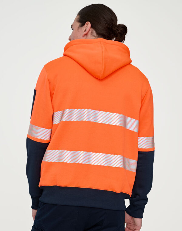 Hi-Vis Two Tone Safety Hoodies With Segmented Tapes SH-SW88 - Image 15