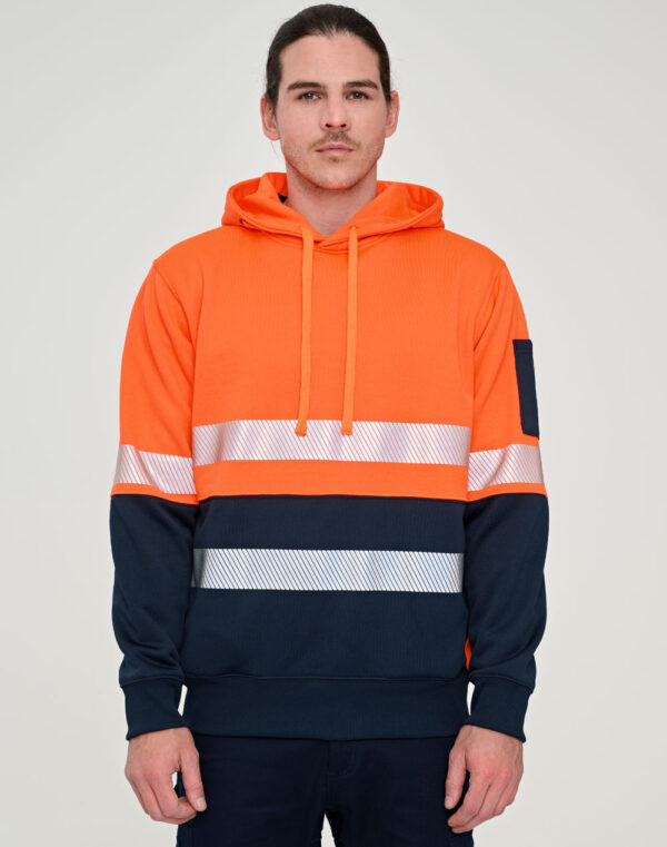 Hi-Vis Two Tone Safety Hoodies With Segmented Tapes SH-SW88 - Image 18