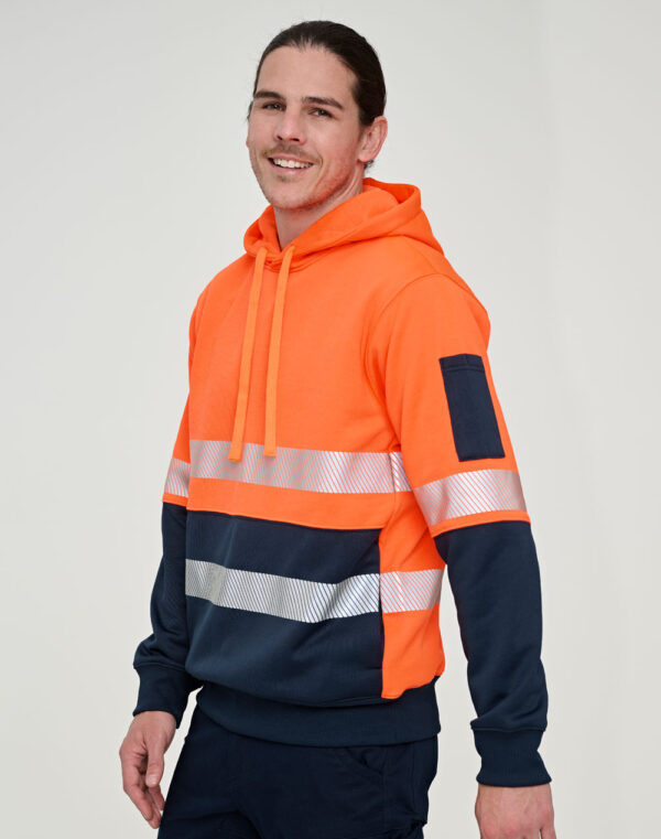 Hi-Vis Two Tone Safety Hoodies With Segmented Tapes SH-SW88 - Image 17