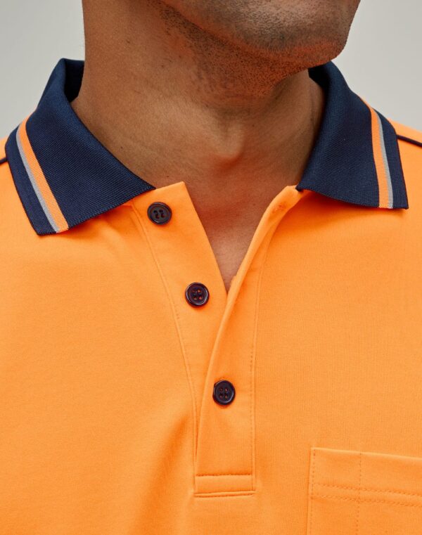 Hi-Vis Sustainable Cool-Breeze Safety Polo SH-SW89 - Image 8